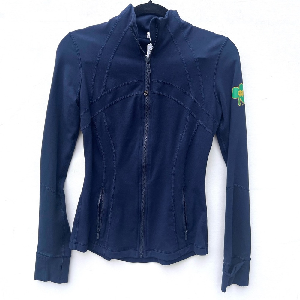 lululemon athletica Navy Jacket Notre Dame define